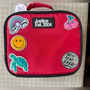 Justice Girls Lunch Box Bag Tote NWT